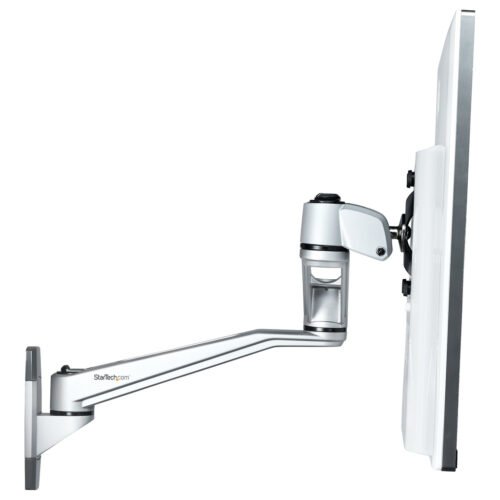 StarTech.com Wall Mount Monitor Arm - Articulating Ergonomic VESA Wall Mount Monitor Arm - 20" (52cm) Long - Single Display up - Image 7