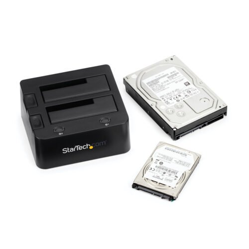 StarTech.com Dual-Bay USB 3.0 to SATA and IDE Hard Drive Docking Station, USB Hard Drive Dock, External 2.5/3.5" SATA I/II/III - Image 7