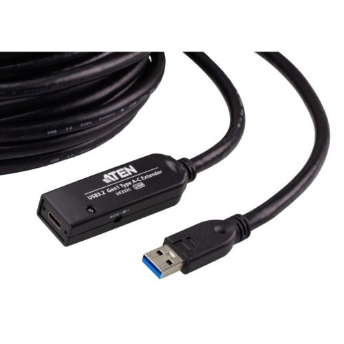 ATEN UE332C USB cable USB 3.2 Gen 1 (3.1 Gen 1) 20 m USB A Black - Image 2