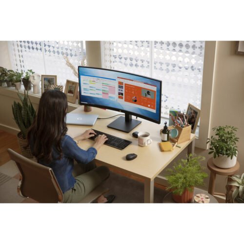 HP P34hc G4 WQHD USB-C Curved Monitor - P34hc - Image 9