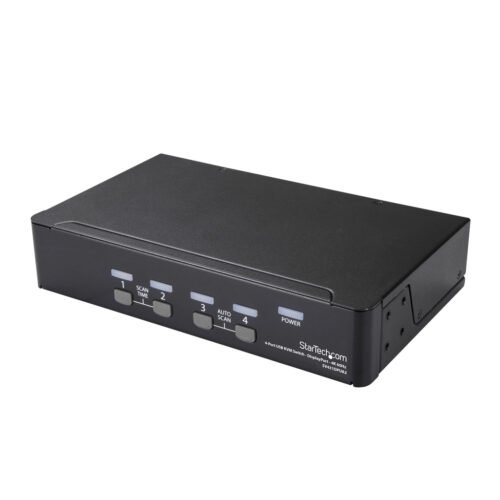 StarTech.com 4 Port DisplayPort KVM Switch - 4K 60Hz - Single Display - Dual Port UHD DP 1.2 USB KVM Switch with Integrated USB - Image 11