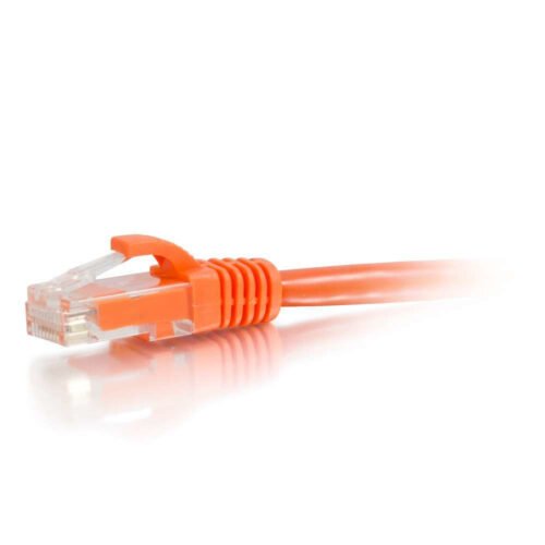 C2G 1m Cat5e Booted Unshielded (UTP) Network Patch Cable - Orange - Image 3