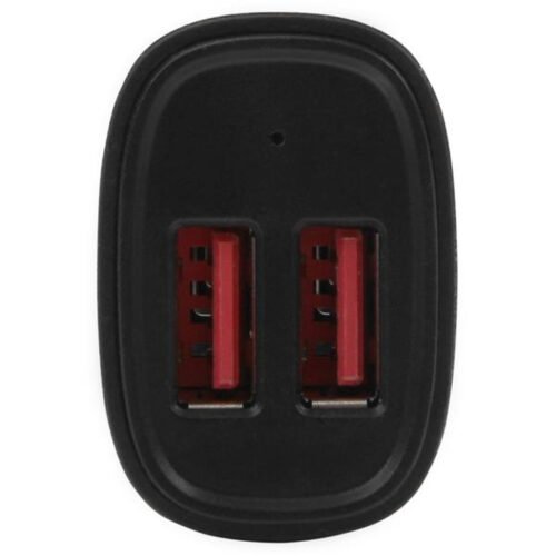 StarTech.com Dual-Port USB Car Charger - 24W/4.8A - Black - Image 2