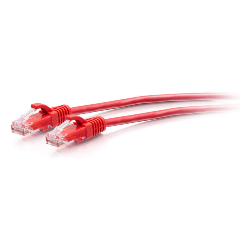 C2G 0.9m Cat6a Snagless Unshielded (UTP) Slim Ethernet Patch Cable - Red