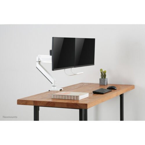 Neomounts NM-D775DXWHITE Monitor arm 10-32" - gas spring - Topfix - 180°-stop - Image 12