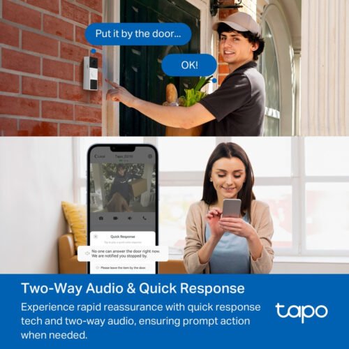 TP-Link Tapo D210 video intercom system 3 MP Black, White - Image 5