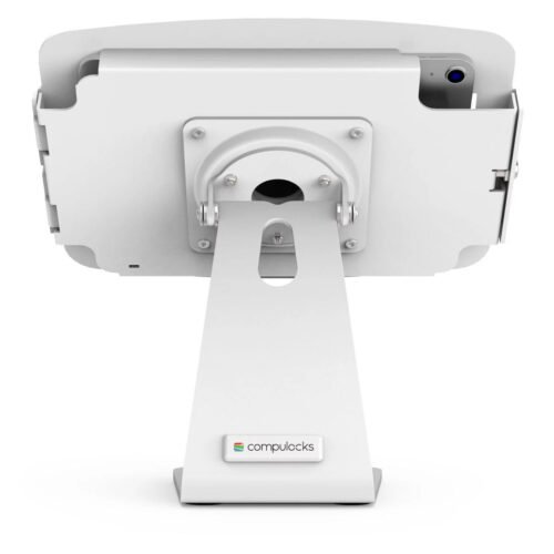 Compulocks iPad 10.9" 10th Gen Space Enclosure Rotating Counter Stand White - Image 2