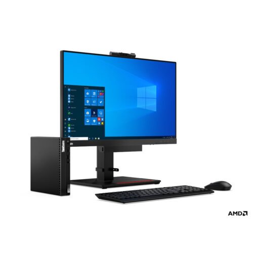 Lenovo ThinkCentre M75q Gen 2 AMD Ryzen™ 5 5600GE 8 GB DDR4-SDRAM 256 GB SSD Windows 11 Pro Mini PC Black - Image 10