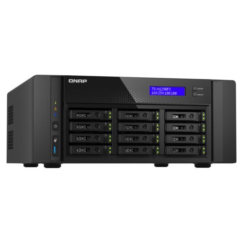QNAP TS-h1290FX NAS Tower EPYC 7232P 64 GB DDR4 0 TB QuTS hero Black - Image 2