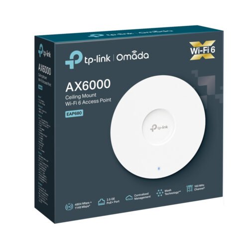 TP-Link Omada AX6000 Ceiling Mount WiFi 6 Access Point - Image 10
