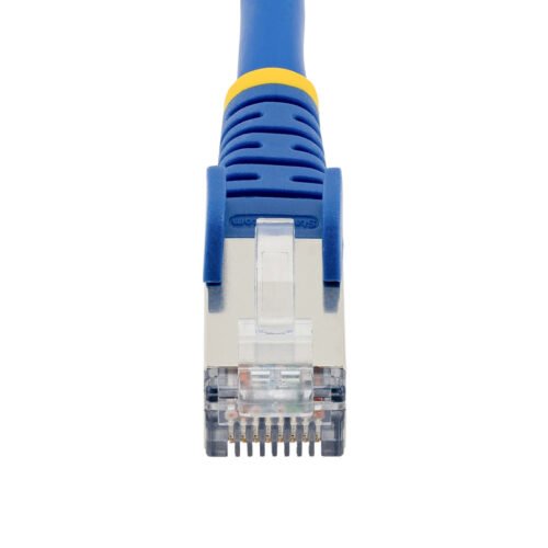 StarTech.com 7m CAT6a Ethernet Cable - Blue - Low Smoke Zero Halogen (LSZH) - 10GbE 500MHz 100W PoE++ Snagless RJ-45 w/Strain R - Image 4