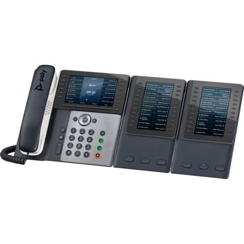 POLY Edge E550 IP Phone and PoE-enabled - Image 2