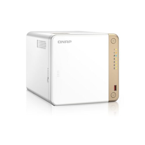QNAP TS-462-4G NAS/storage server Tower Intel® Celeron® N4505 4 GB DDR4 0 TB QNAP QTS White - Image 6