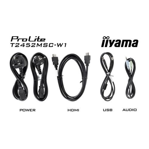 iiyama ProLite T2452MSC-W1 computer monitor 60.5 cm (23.8") 1920 x 1080 pixels Full HD LCD Touchscreen Multi-user White - Image 9