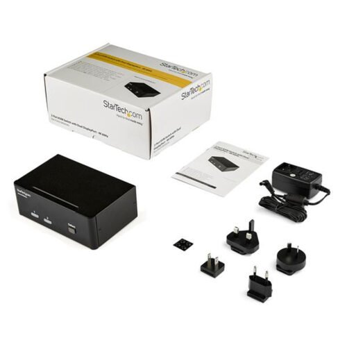 StarTech.com 2-Port DisplayPort Dual-Monitor KVM Switch - 4K 60Hz - Image 4