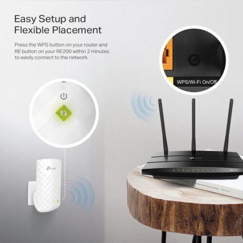 TP-Link RE200 network extender Network repeater White 10, 100 Mbit/s - Image 5