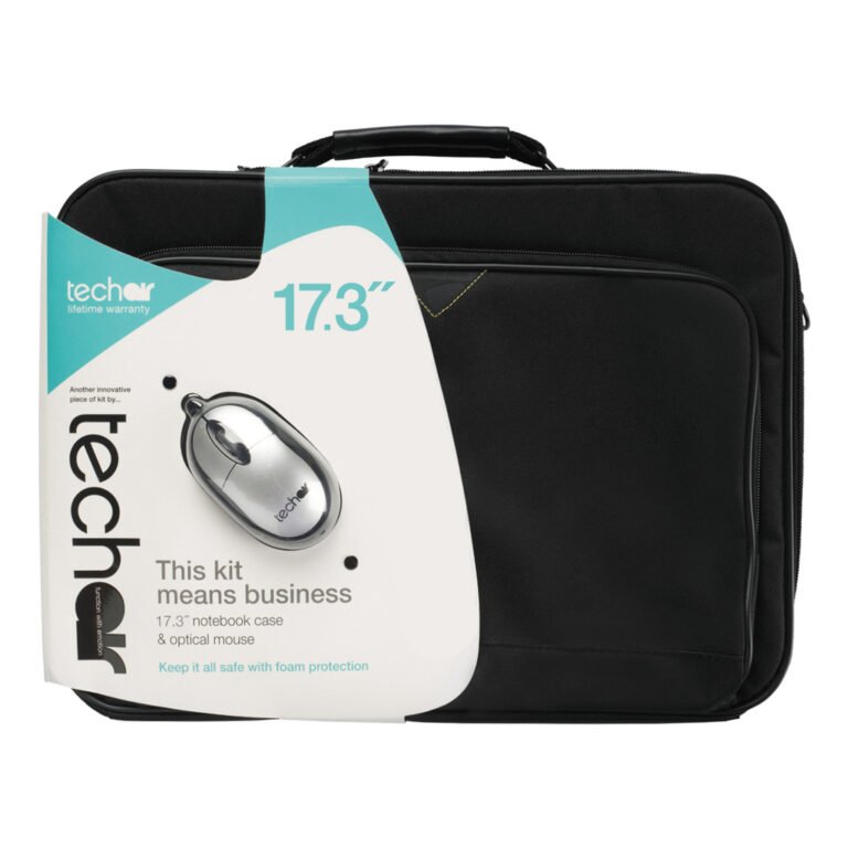Techair TABUN33Mv4 16-17.3" Classic Laptop Bag and Mouse