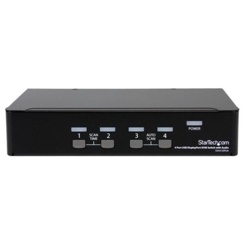 StarTech.com 4 Port USB DisplayPort KVM Switch with Audio - Image 2