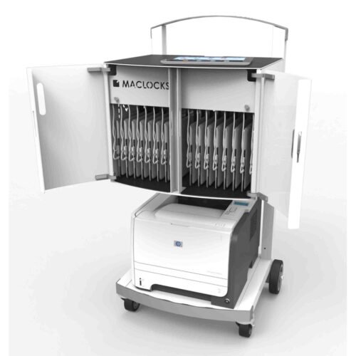 Compulocks CartiPad Uno Tablet / Laptop Charging Rolling Cart 16 Devices EU Power Plug - Image 5