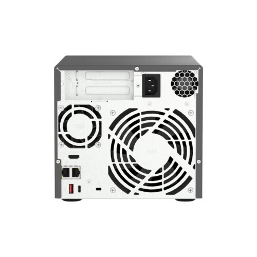 QNAP TVS-H474 NAS Tower Intel® Pentium® G7400 8 GB DDR4 0 TB QuTS hero Black - Image 2