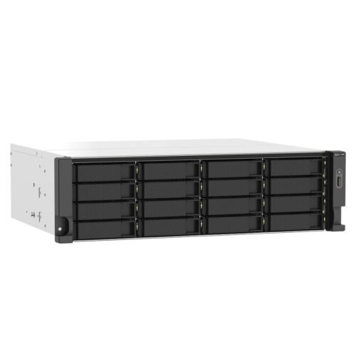 QNAP TS-1673AU-RP-16G NAS/storage server Rack (3U) Ryzen Embedded V1500B 16 GB DDR4 0 TB QNAP QTS Black, Grey - Image 4