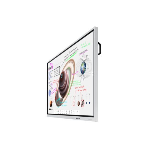 Samsung WM75B interactive whiteboard 190.5 cm (75") 3840 x 2160 pixels Touchscreen Grey, White - Image 3