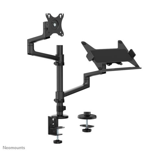 Neomounts DS20-425BL2 Monitor arm with laptop holder 17-27" - space saving - Image 13