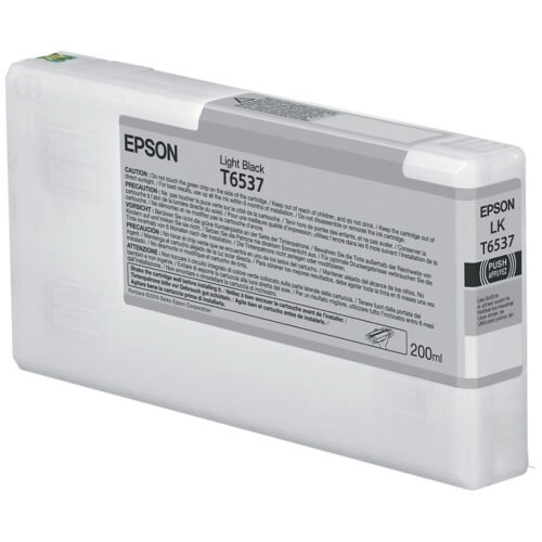 Epson T6537 Light Black Ink Cartridge (200ml)