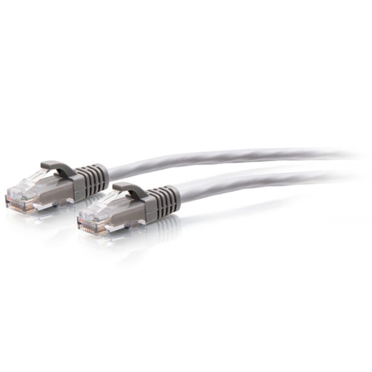 C2G 1.5m Cat6a Snagless Unshielded (UTP) Slim Ethernet Patch Cable - Grey