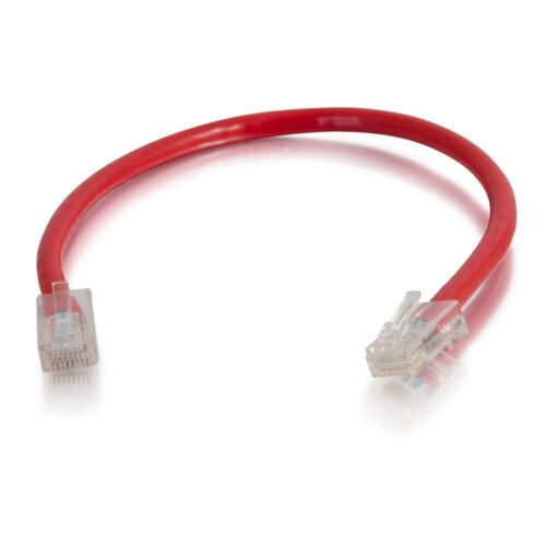 C2G 0.5m Cat5e Non-Booted Unshielded (UTP) Network Patch Cable - Red - Image 4