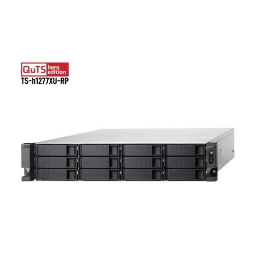 QNAP TS-h1277XU-RP NAS Rack (2U) AMD Ryzen™ 7 3700X 32 GB DDR4 0 TB QNAP QTS Black, Grey - Image 5