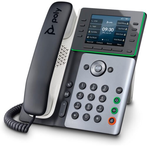 POLY Edge E300 IP Phone and PoE-enabled - Image 2