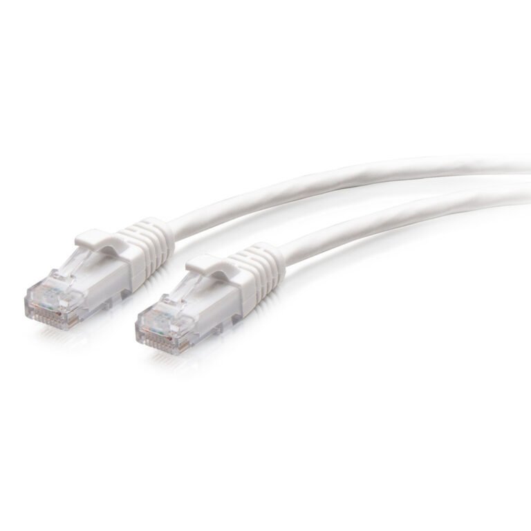 C2G 1.5m Cat6a Snagless Unshielded (UTP) Slim Ethernet Patch Cable - White