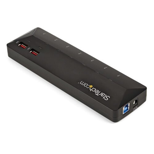StarTech.com 7-Port USB 3.0 Hub plus Dedicated Charging Ports - 2 x 2.4A Ports~7-Port USB 3.0 Hub (5Gbps) plus Dedicated Chargi - Image 2