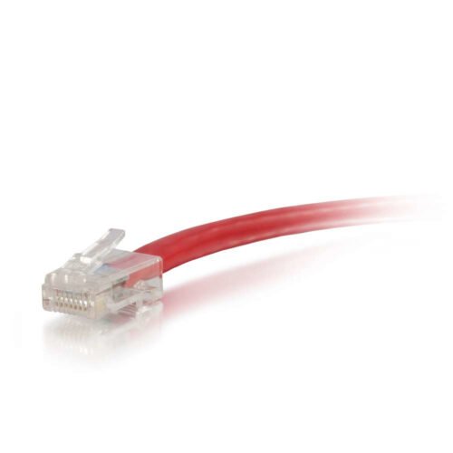 C2G 0.5m Cat5e Non-Booted Unshielded (UTP) Network Patch Cable - Red - Image 3