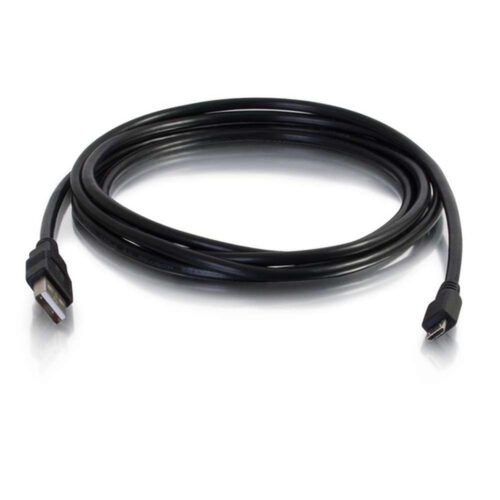 C2G 6.6ft (2m) USB 2.0 A to Micro-B Cable M/M - Black (2m) - Image 2