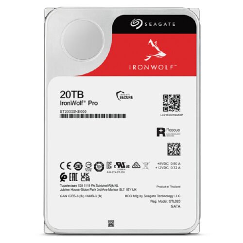 Seagate IronWolf Pro ST20000NT001 internal hard drive 20 TB 7200 RPM 256 MB 3.5" - Image 4