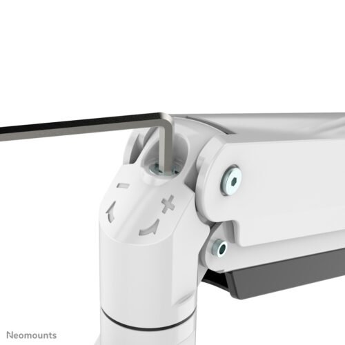 Neomounts NM-D775DX3WHITE Monitor arm 17-27" - gas spring - Topfix - 180°-stop - Image 9