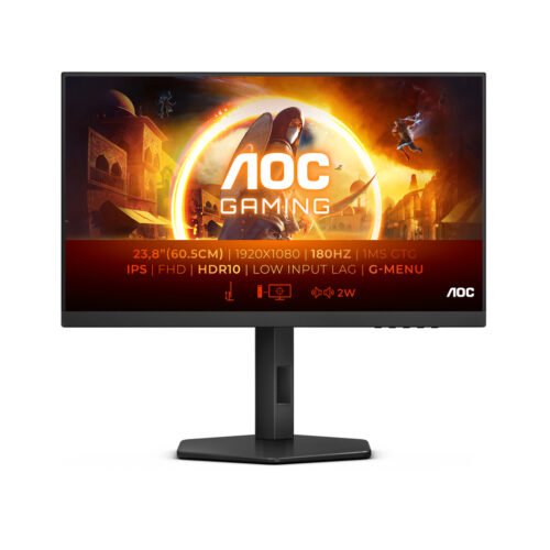 AOC 24G4X computer monitor 60.5 cm (23.8") 1920 x 1080 pixels Full HD LCD Black - Image 2