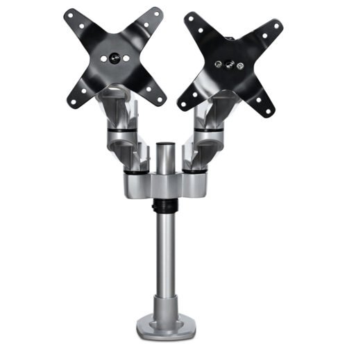 StarTech.com Desk Mount Dual Monitor Arm - Premium Articulating Monitor Arm - up to 30” VESA Mount Displays - Height Adjustab