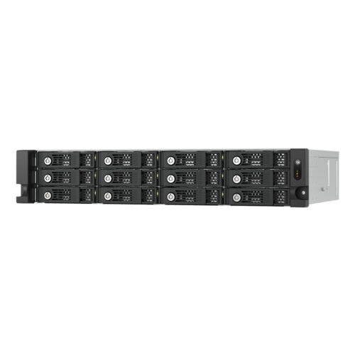 QNAP TL-R1200PES-RP storage drive enclosure HDD/SSD enclosure Black, Grey 2.5/3.5"