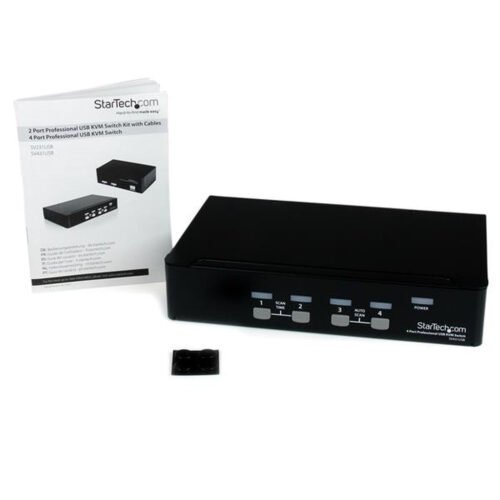 StarTech.com 4 Port Professional VGA USB KVM Switch with Hub - Image 5