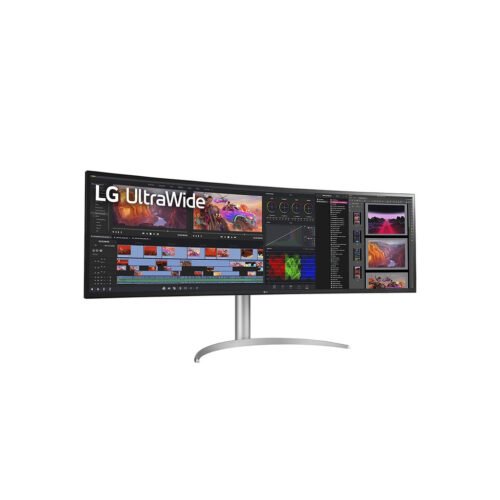 LG 49WQ95C-W computer monitor 124.5 cm (49") 5120 x 1440 pixels UltraWide Dual Quad HD Silver - Image 2