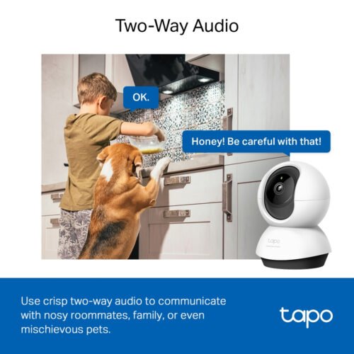 TP-Link Tapo Pan/Tilt AI Home Security Wi-Fi Camera - Image 3