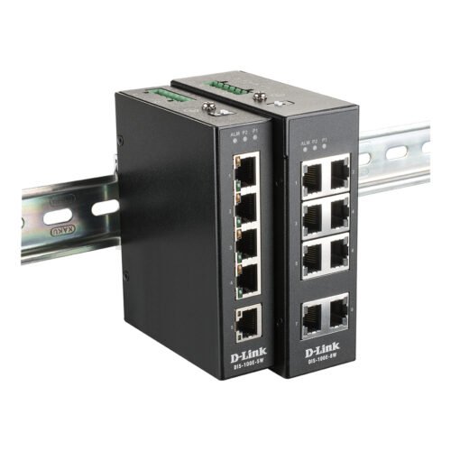 D-Link 8-Port Unmanaged Industrial Switch with 8 x 10/100 BaseT(X) ports - Image 2