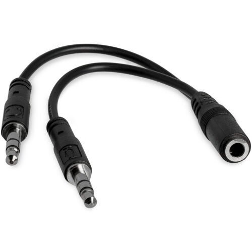 StarTech.com 3.5mm 4 Position to 2x 3 Position 3.5mm Headset Splitter Adapter - F/M - Image 4