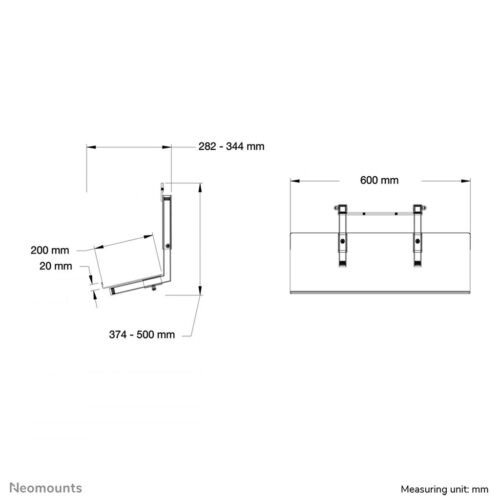 Neomounts PLASMA-M2250KEYB Multimedia holder - Image 3
