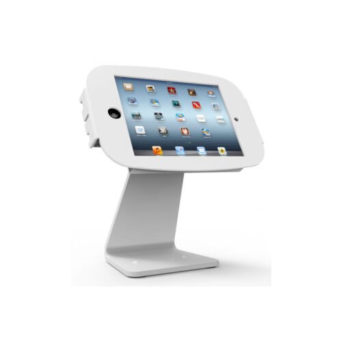 Compulocks iPad Pro 12.9" (3-6th Gen) Space Enclosure Rotating Counter Stand White - Image 3