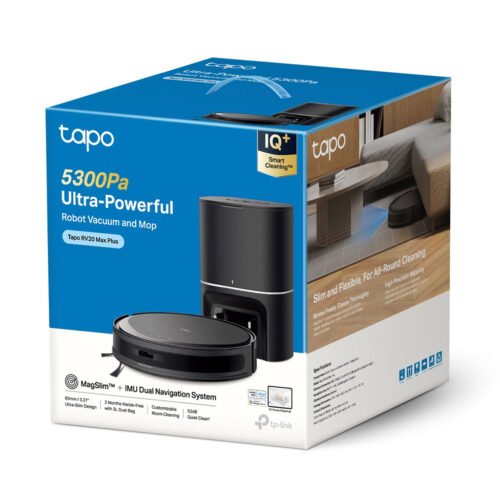 TP-Link Tapo RV20 Max Plus 0.3 L Bagless Black - Image 7