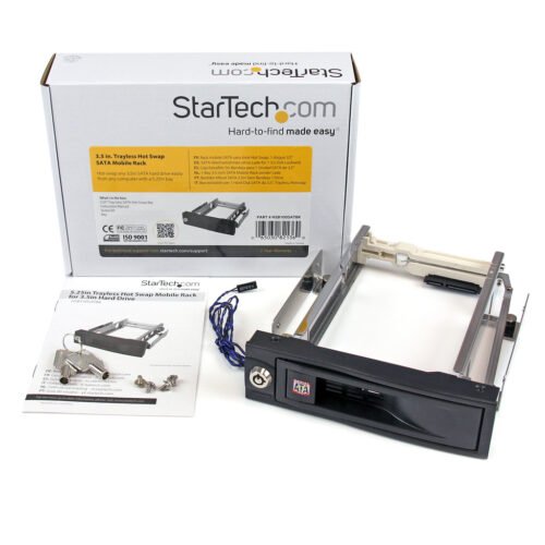 StarTech.com 5.25in Trayless Hot Swap Mobile Rack for 3.5in Hard Drive - Image 6